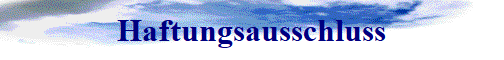 Haftungsausschluss